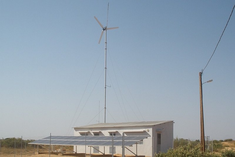 PV-Wind-Inselanlage in Afrika