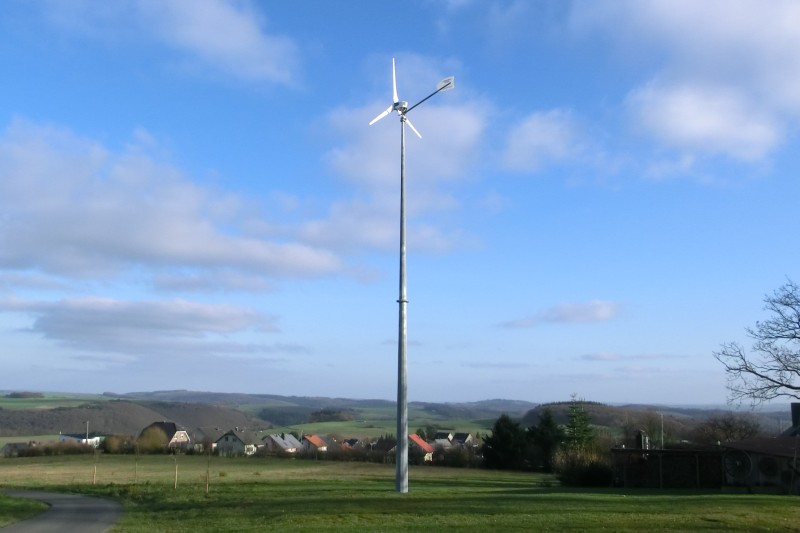 Freie Lage mit viel Windenergie