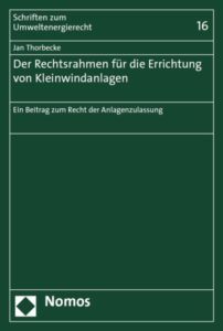 Rechtsrahmen Kleinwindanlagen