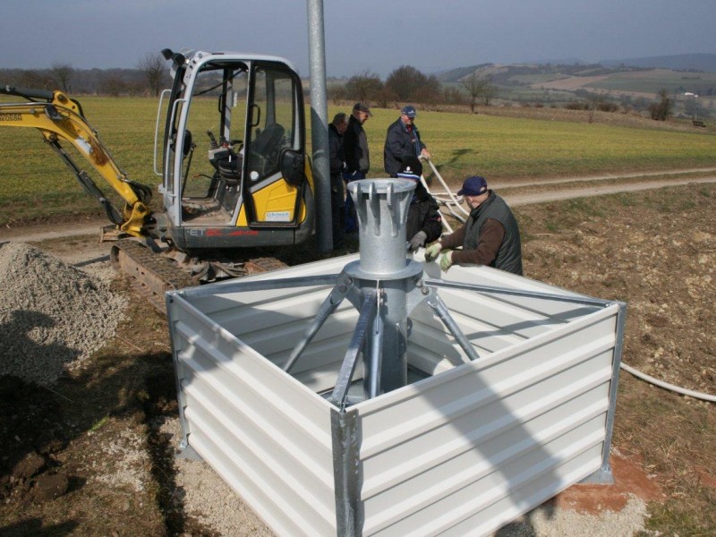 BFtec Fundament Kleinwindkraftanlage 