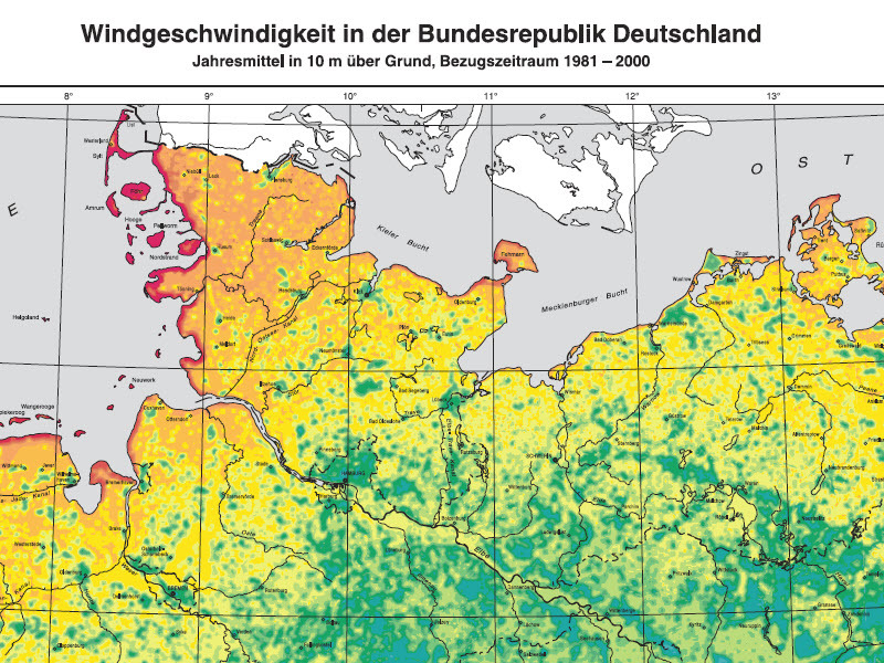 DWD Wiindkarte Ausschnitt