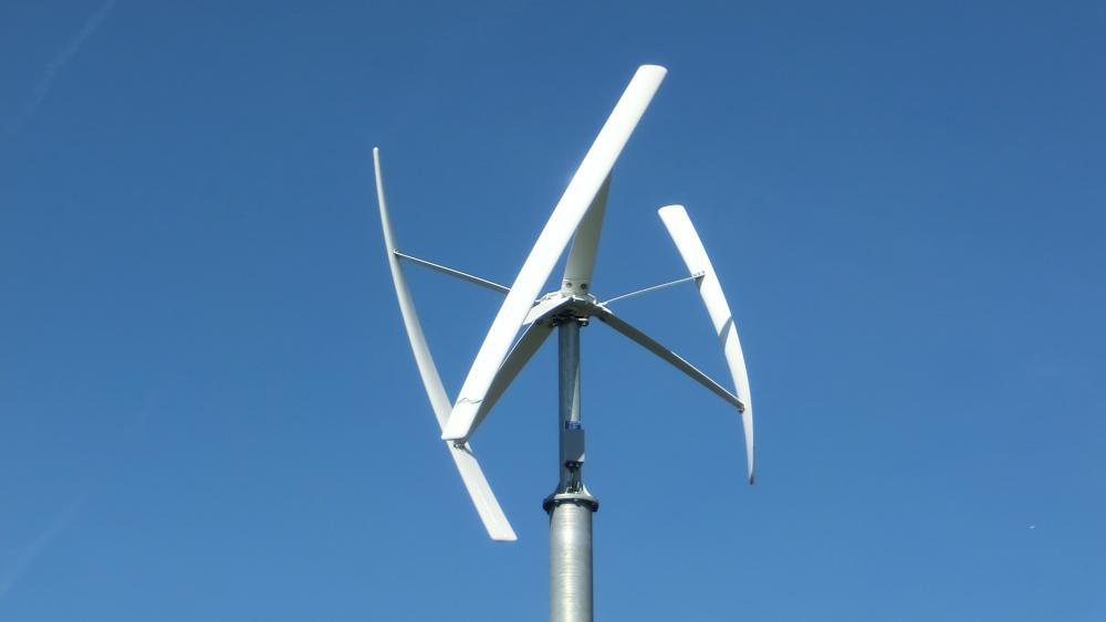 3000W 220V Vertikal Windkraftanlage Windrad Spiral Windgenerator