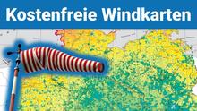 Wie man Windkarten für die Planung einer Kleinwindanlage richtig nutzt Windkarten für Windkraftanlagen