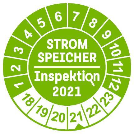 Stromspeicher-Inspektion 2021