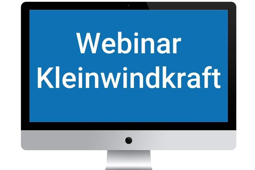 Webinar Kleinwindkraftanlagen