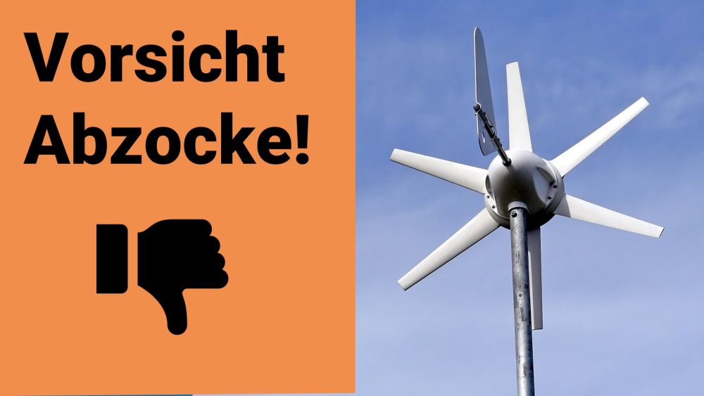 Private Windanlage im Wohngebiet