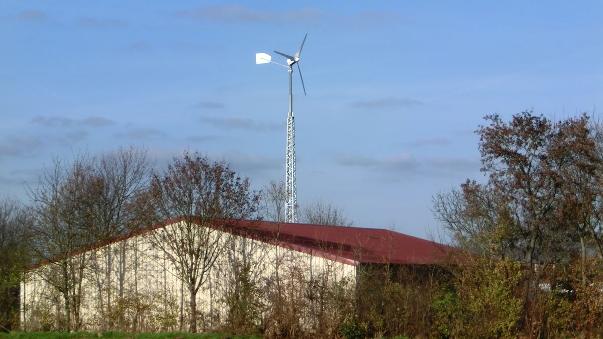 Kleinwindkraftanlage 5 Kilowatt Leistung