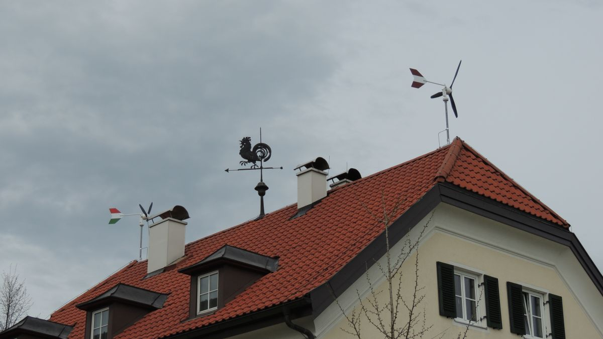 Mini-Windanlage auf Dach: keine gute Idee