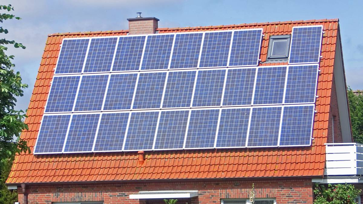 Solaranlage für Einfamilienhaus