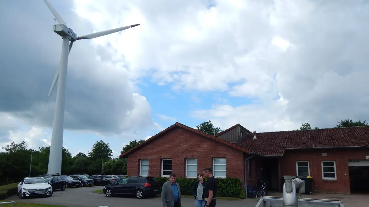 Kleinwindkraft 250 kW für Klärwerk